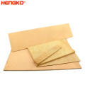 Hengko Custom 0.2 0.5 a 100 micron Inconel Bronze 316L Acero inoxidable Metal Filters Micropory Filters Sheet